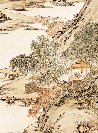 2024贵州聚宝轩春季拍卖会 - 近代溥儒 山水 立轴规格：110cm*42cm