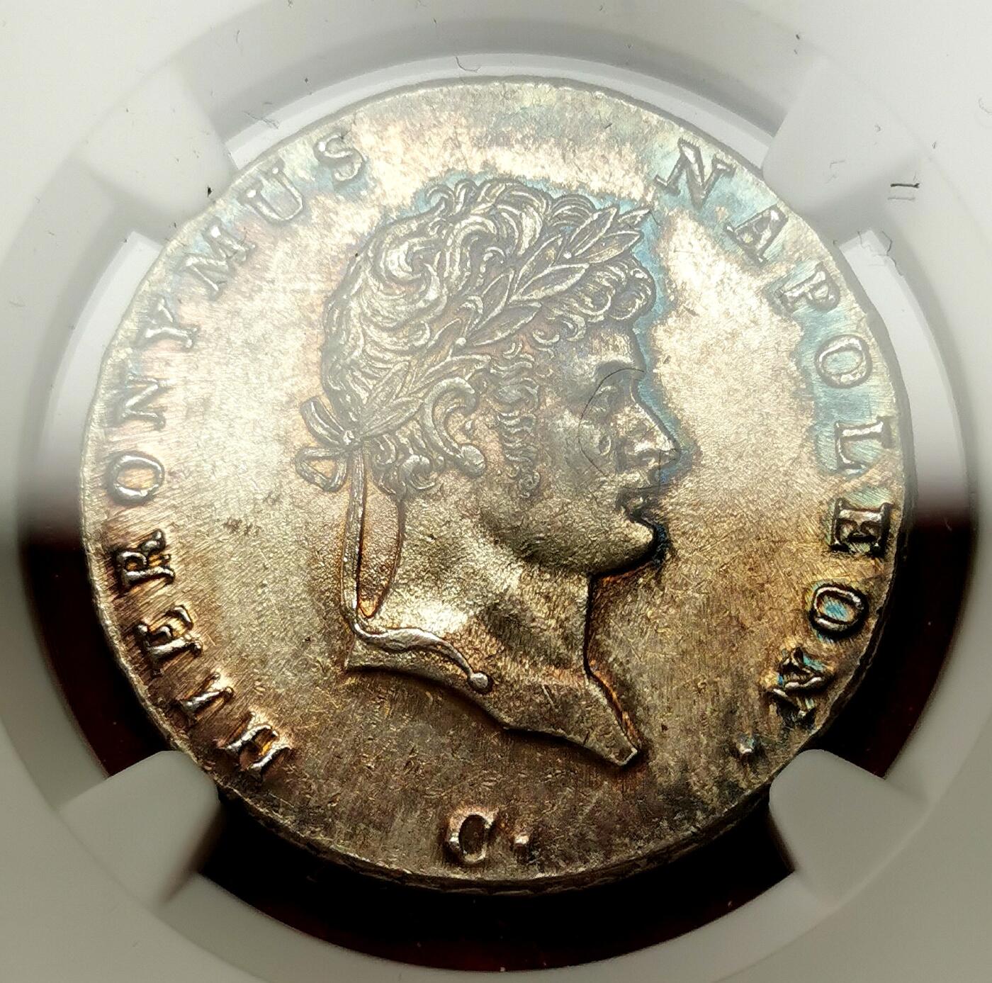 凡希社世界钱币微拍第二百六十八期 1812C威斯特伐利亚热罗姆拿破仑2/3泰勒NGC-MS62