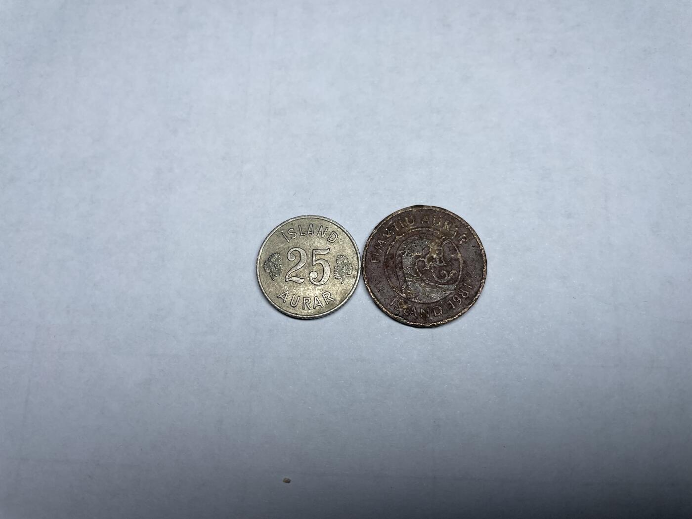 2024年集古藏今外币拍卖第六期-第8场—（总第58拍） 冰岛2枚