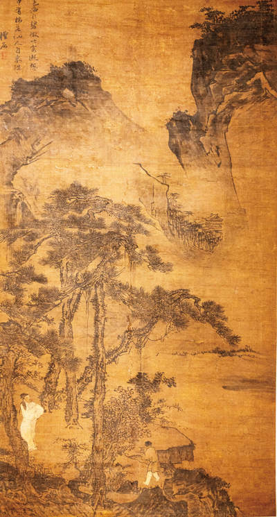 2024贵州聚宝轩春季拍卖会 - 近代杜堇  山水 立轴规格195cm*105cm
