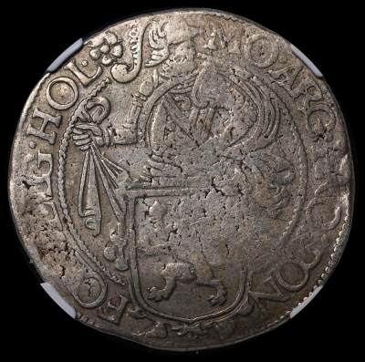 修遠堂世界钱币第二十五期 全场包邮 - NGC VF20 1641年荷兰狮子武士大银币