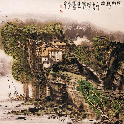 2024贵州聚宝轩春季拍卖会 - 近代张润生  桐乡归渔 规格：67cm*66cm，