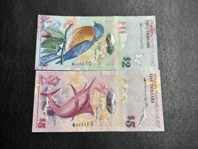 《外钞收藏家》第三百六十八期 - 百慕大洋葱冠2、5刀 全新UNC 无47