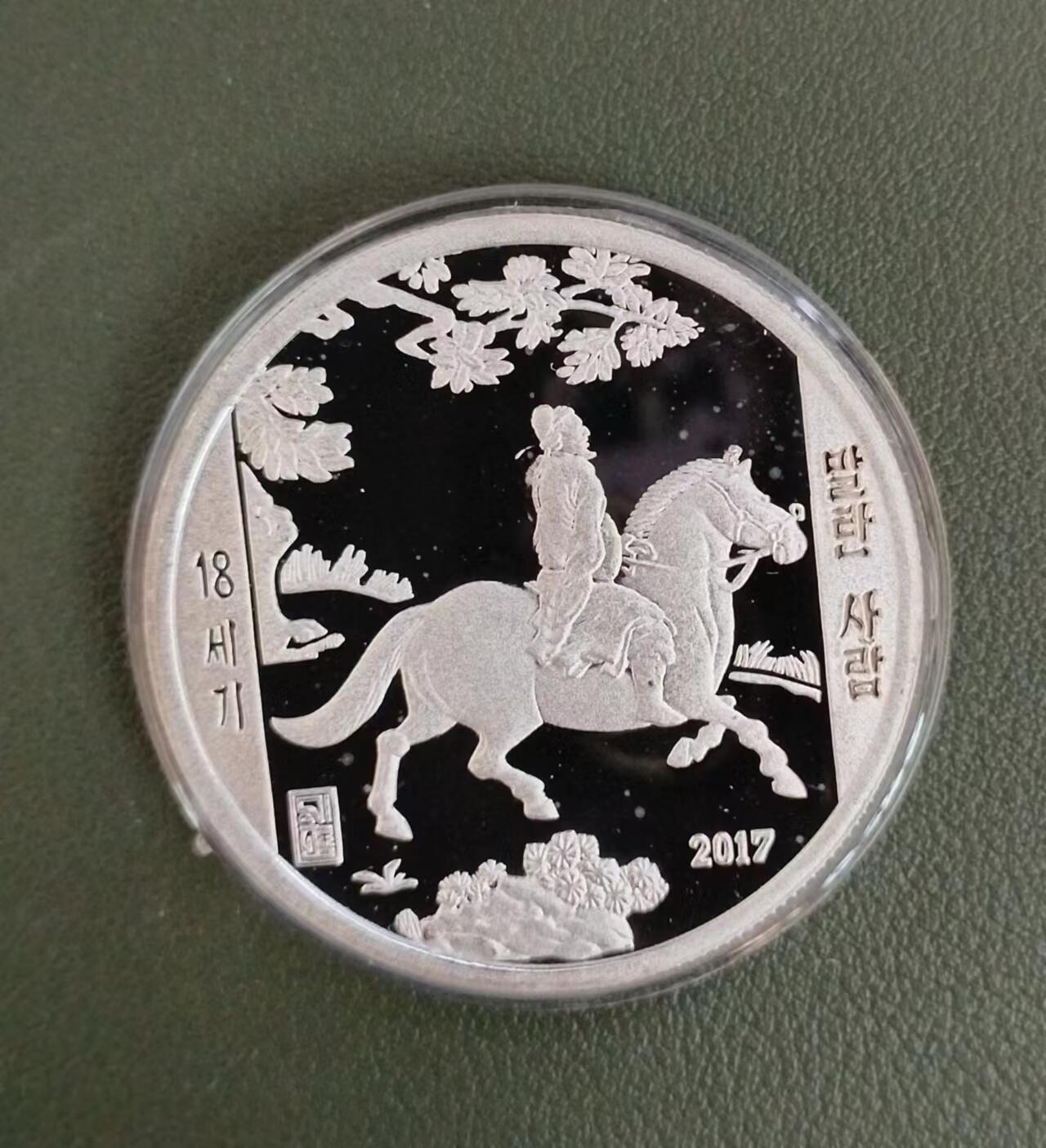 朝鲜名画系列——高士骑马图