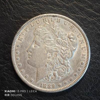 【德藏】世界币章拍卖第79期(全场顺丰包邮) - 1889年美国摩根银币