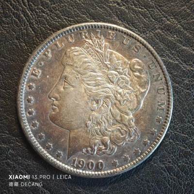 【德藏】世界币章拍卖第79期(全场顺丰包邮) - 1900年美国摩根银币
