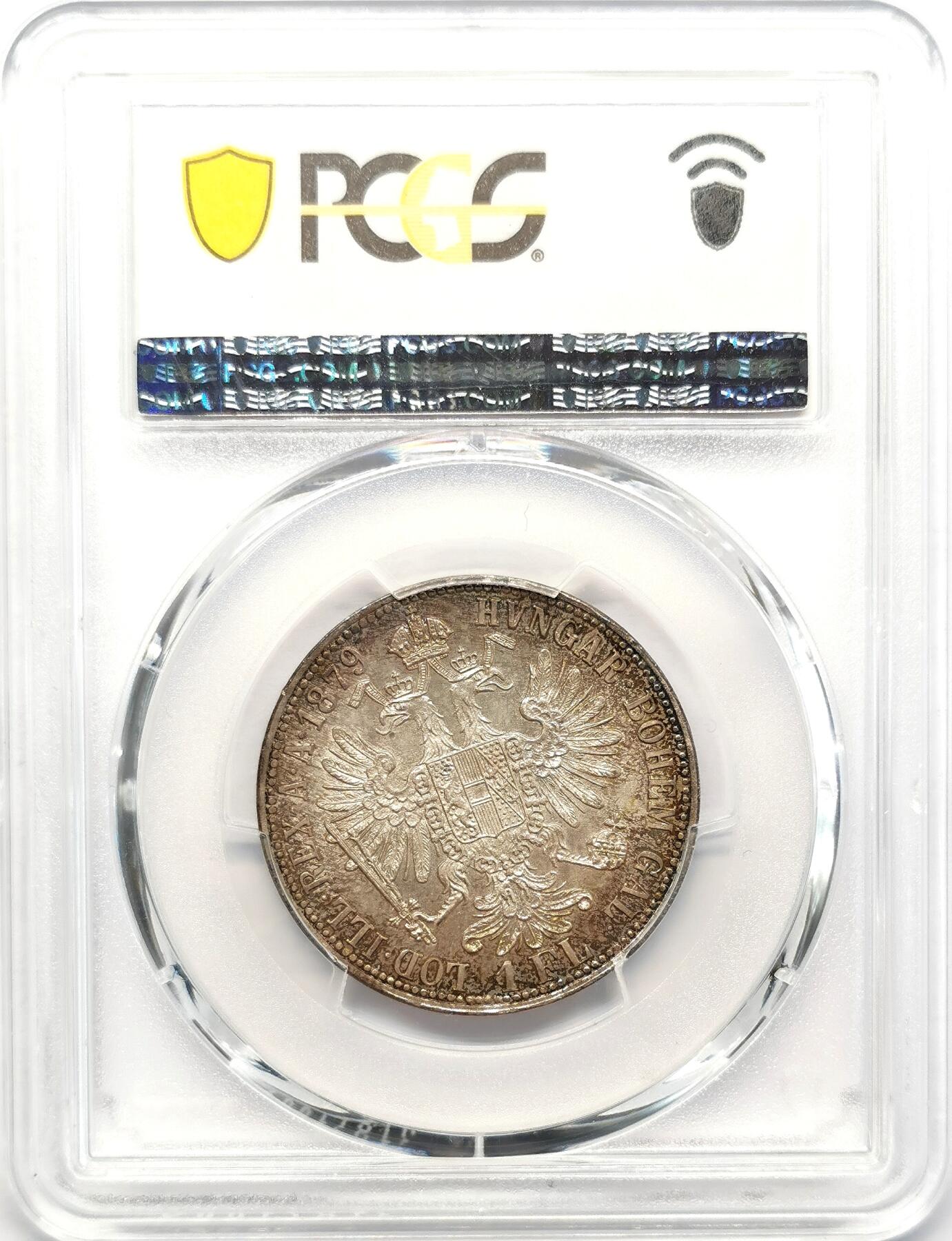 凡希社世界钱币微拍第二百六十八期 1879奥地利帝国佛罗林银币PCGS-MS66