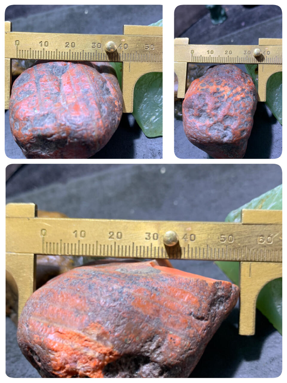 精美红皮开窗料红白双色南红玛瑙原石一颗，