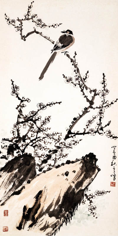 2024贵州聚宝轩春季拍卖会 - 近代孙其峰 孙其峰 花鸟 规格：103cm*51cm