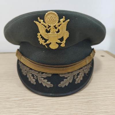 全场0元起拍 第156期 咸鱼国勋章拍卖专场 5月15日（周三）下午6：00开始 - 美国陆校官将官通用刺绣大檐帽 58CM