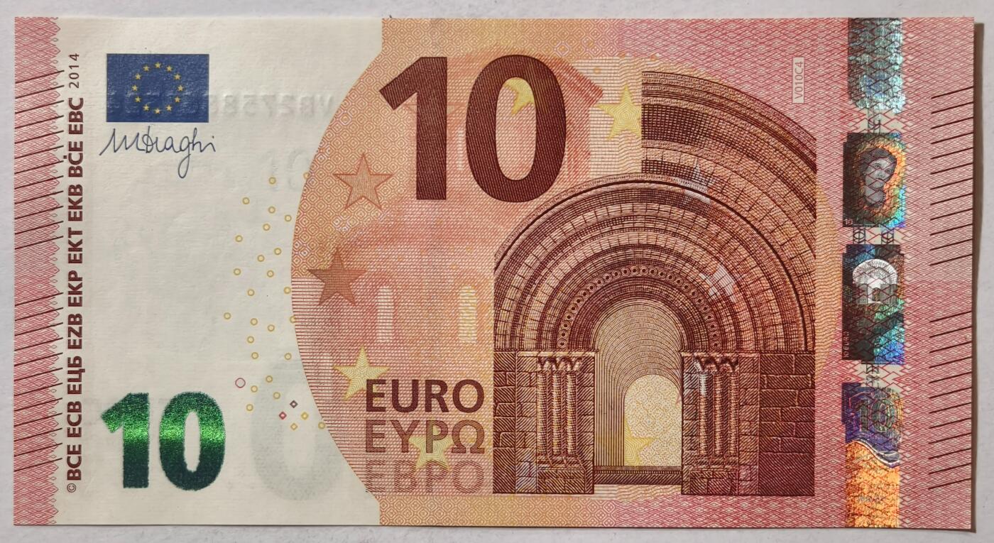 紫瑗钱币——第387期拍卖——纸币场 欧元 西班牙 2014年 圣天使桥 10欧元 UNC