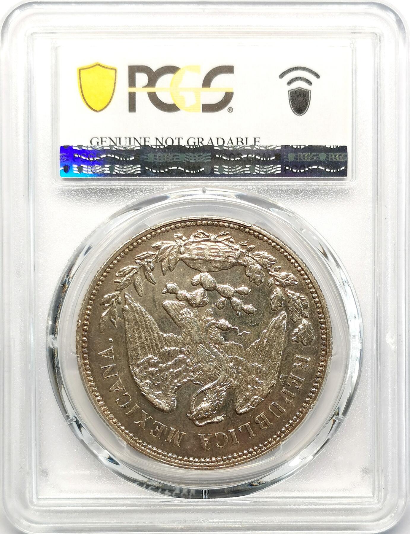 凡希社世界钱币微拍第二百六十八期 1908MO墨西哥直边鹰洋PCGS-AUD
