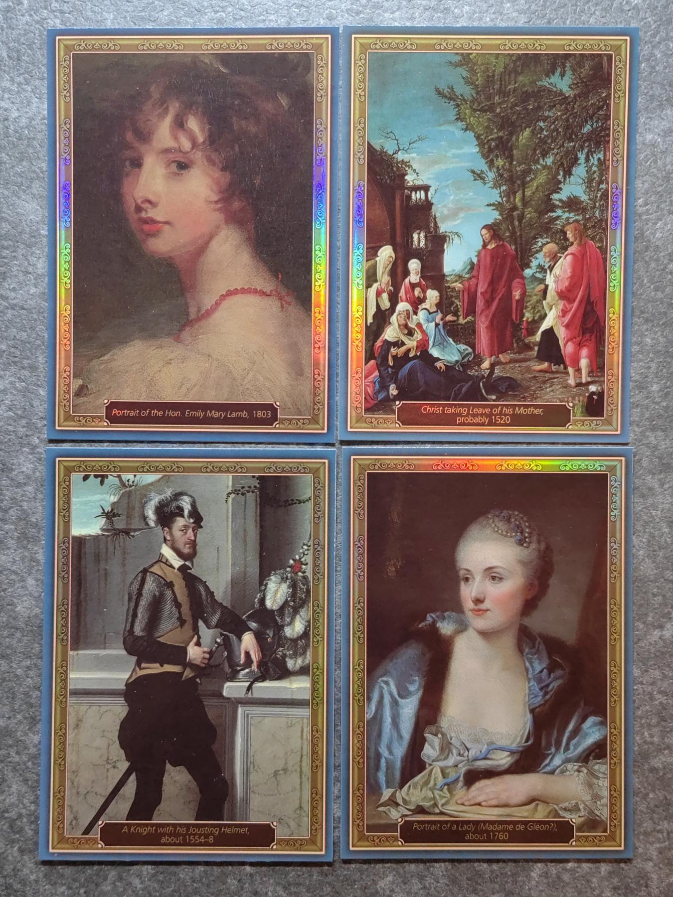 收藏卡💰🌞💰（拍卖）精品🔭专场🌟 英国博物馆世界名画收藏卡一组