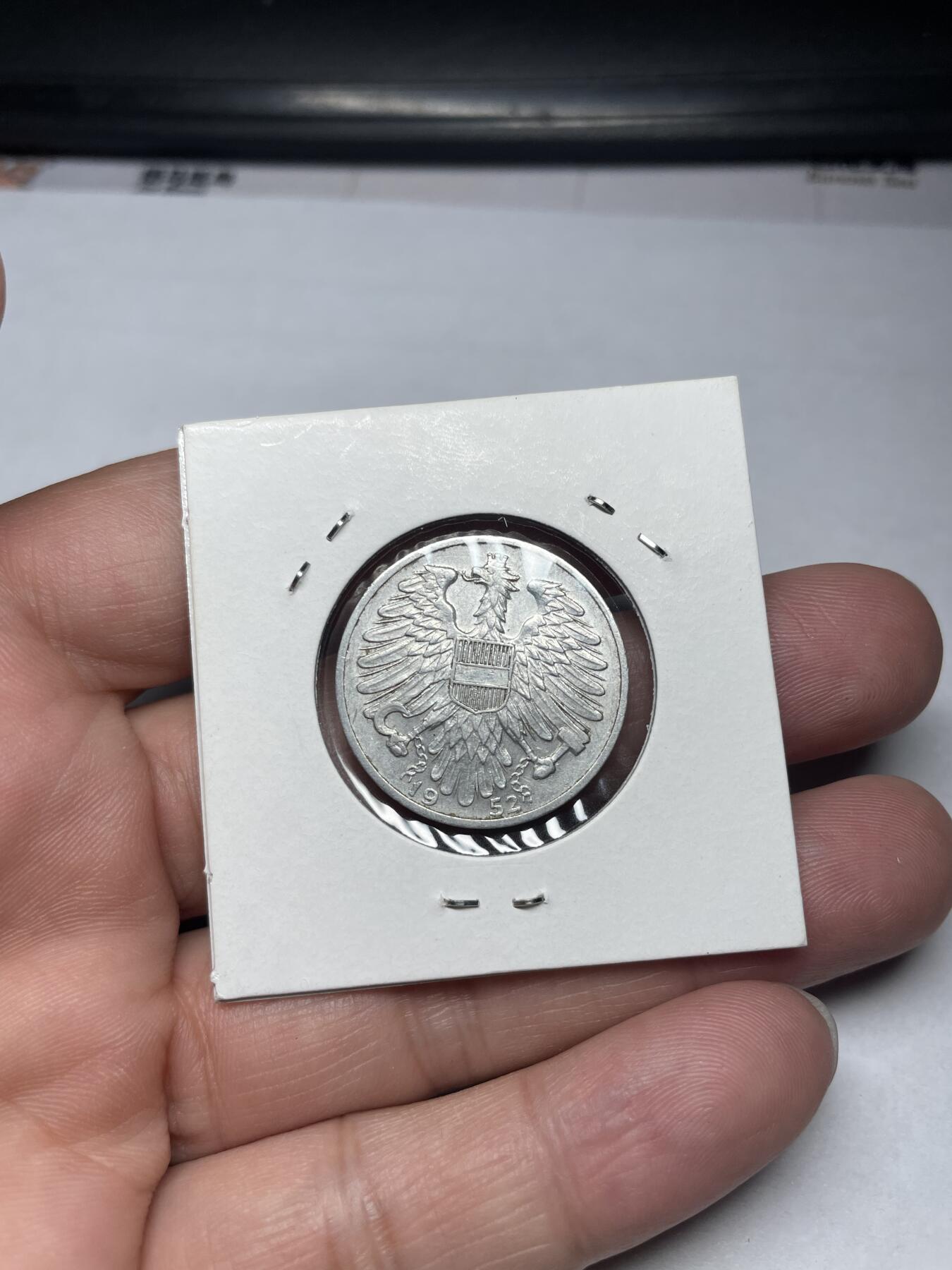 2024年集古藏今外币拍卖第六期-第9场—（总第59拍） 1952年奥地利1先令