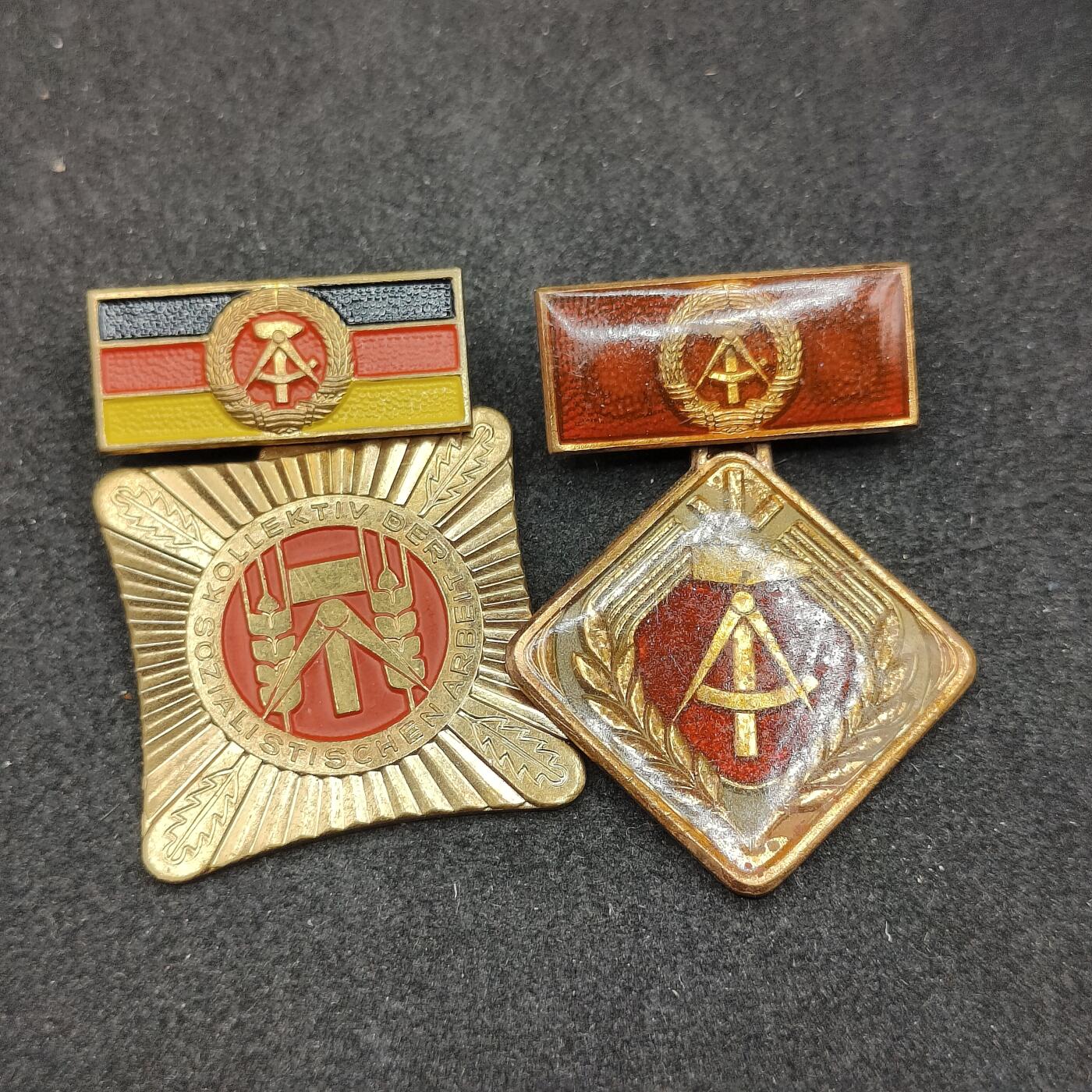 全场0元起拍 第156期 咸鱼国勋章拍卖专场 5月15日（周三）下午6：00开始 东德劳动奖章两个