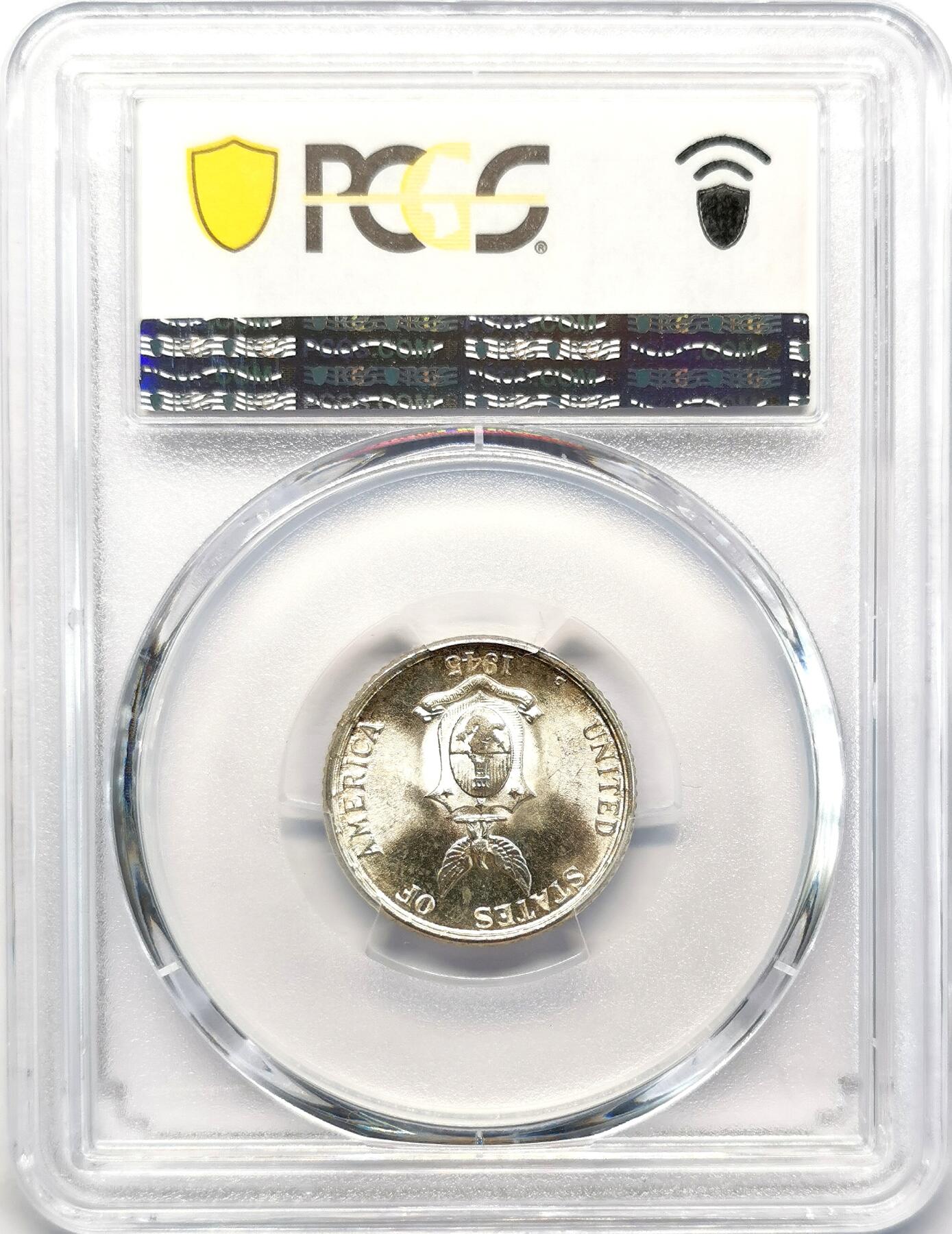 凡希社世界钱币微拍第二百六十八期 1945美属菲律宾20分银币PCGS-MS66