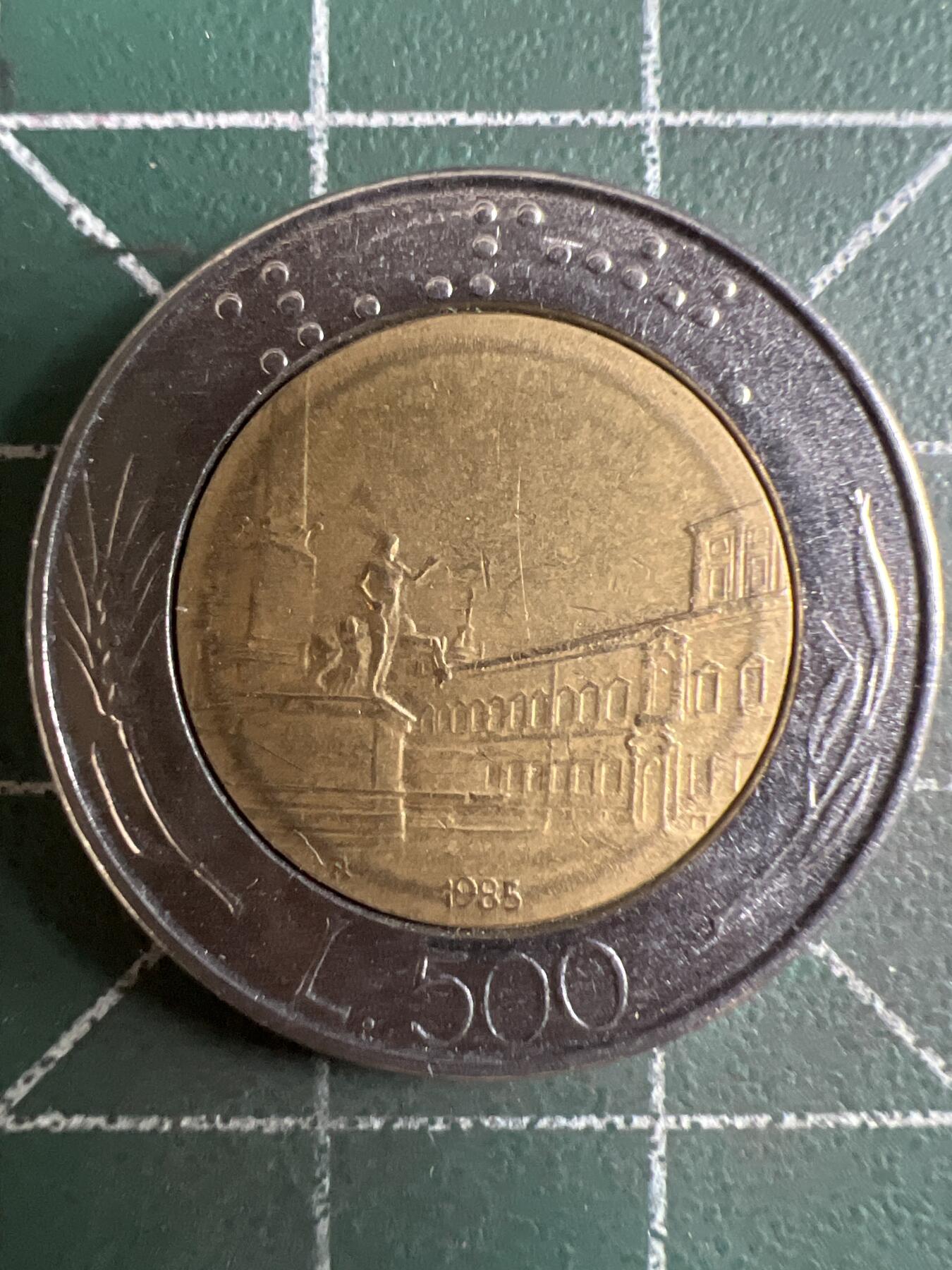 第598期 硬币专场 （无押金，捡漏，全场50包邮，偏远地区除外，接收代拍业务） 意大利500里拉