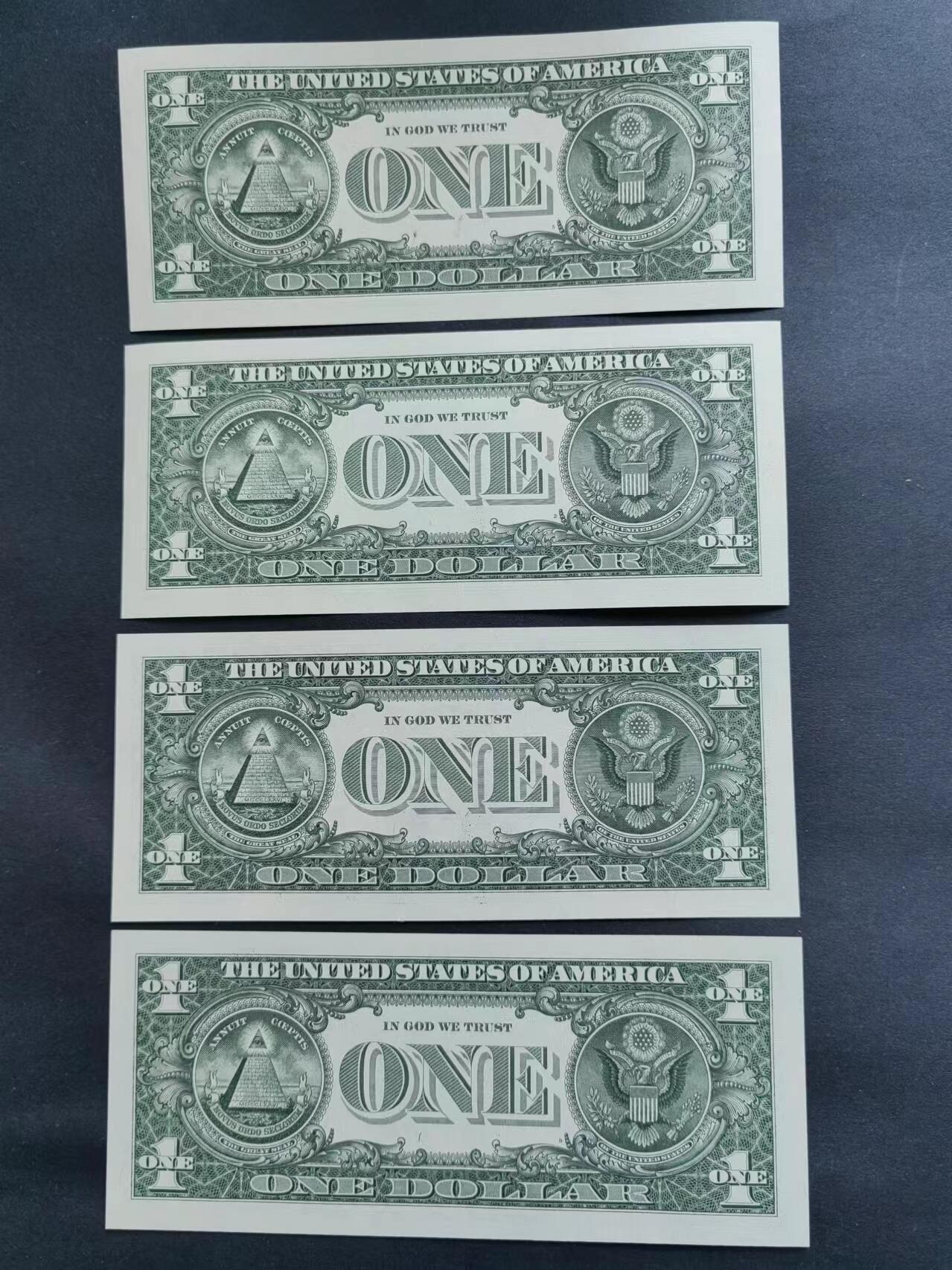 外币专场240511第二场 1美元4张UNC