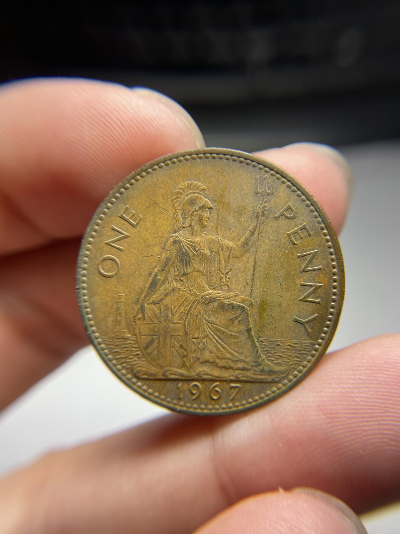 2024年集古藏今外币拍卖第六期-第9场—（总第59拍） 1967年英国一便士