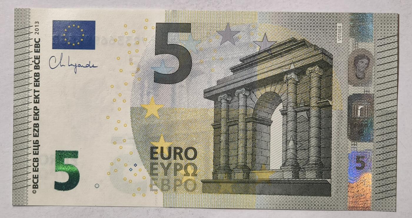紫瑗钱币——第373期拍卖——纸币场 欧元 西班牙 2013年 加尔桥 5欧元 UNC