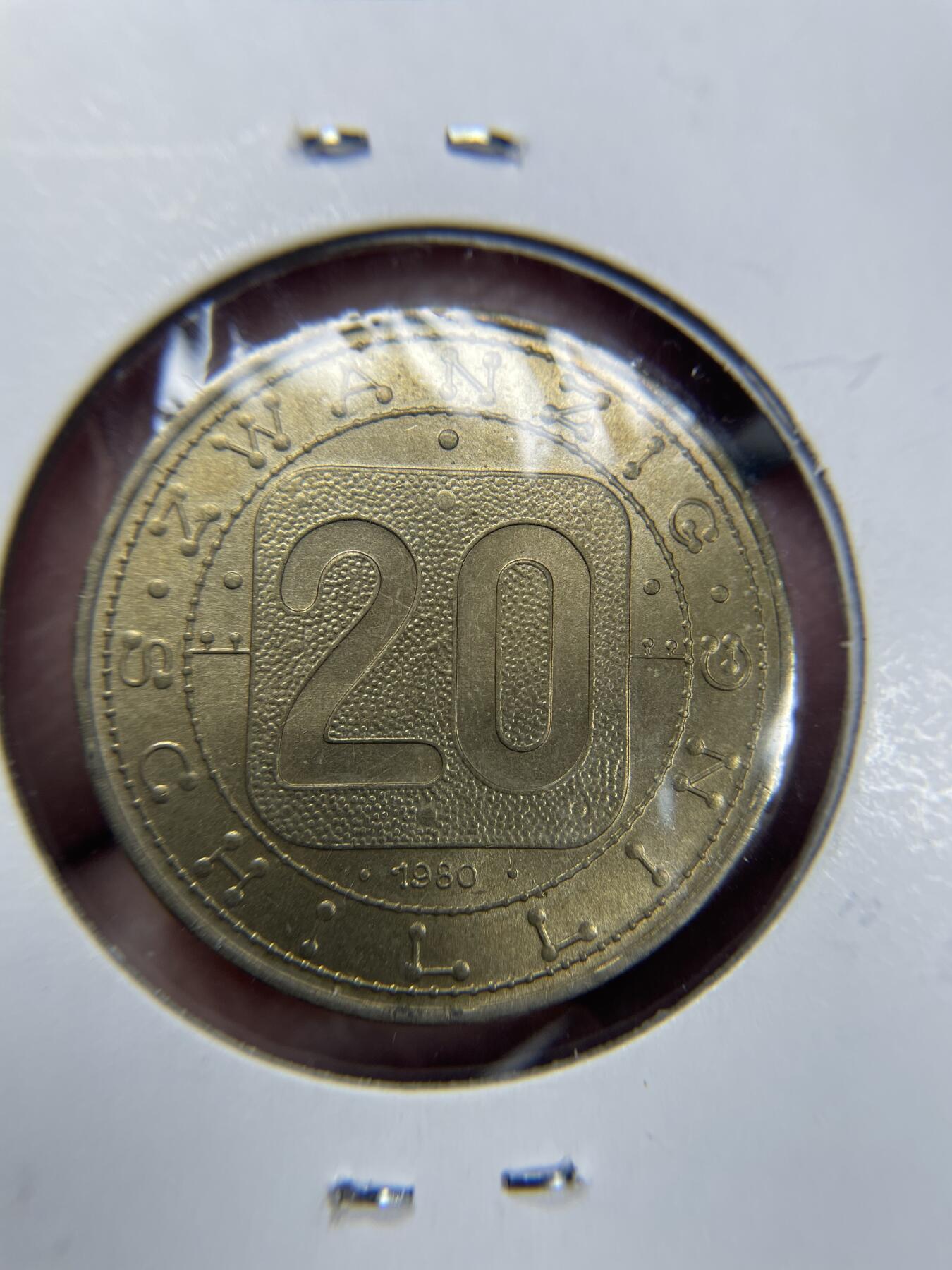 2024年集古藏今外币拍卖第六期-第9场—（总第59拍） 1980年奥地利20先令纪念币