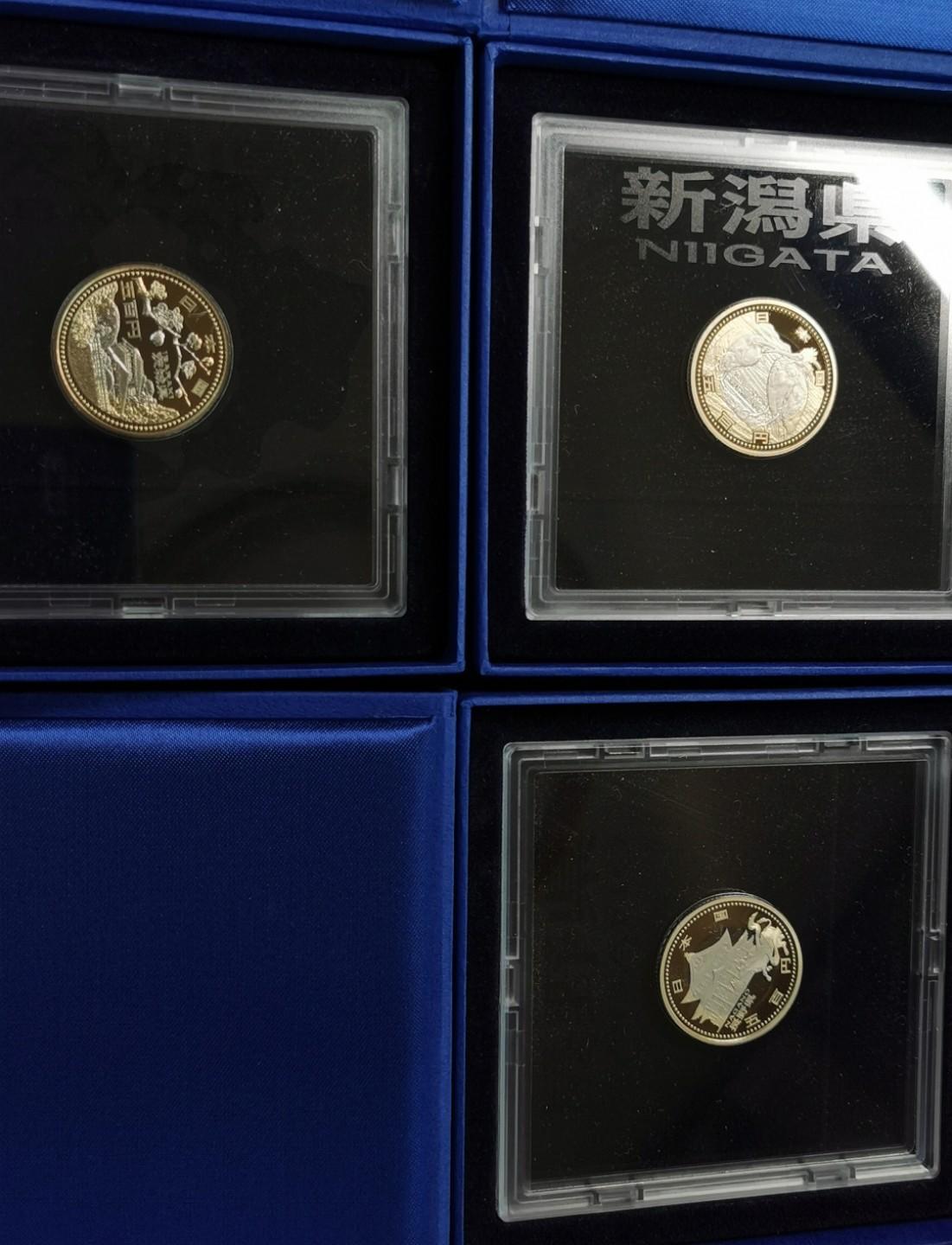 凡希社世界钱币微拍第二百六十八期 日本地方自治500日元双色币47种大全套！