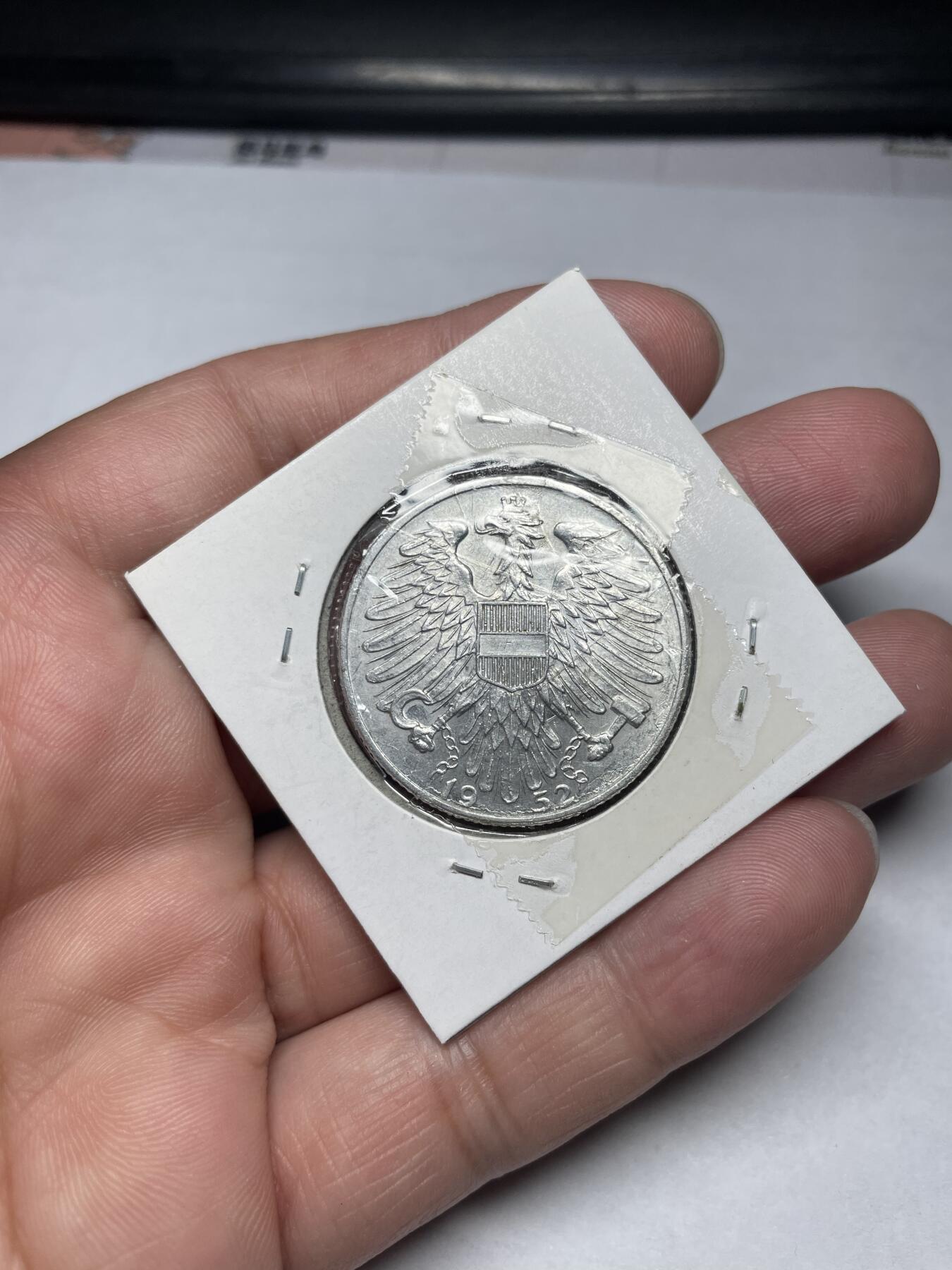 2024年集古藏今外币拍卖第六期-第9场—（总第59拍） 1952年奥地利5先令