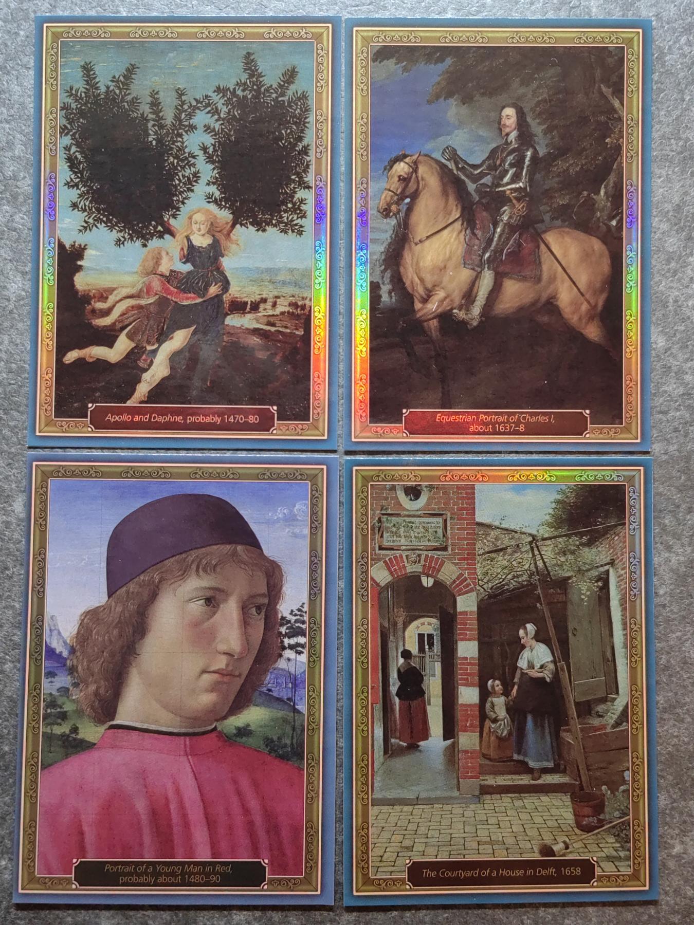 收藏卡💰🌞💰（拍卖）精品🔭专场🌟 英国博物馆世界名画收藏卡一组