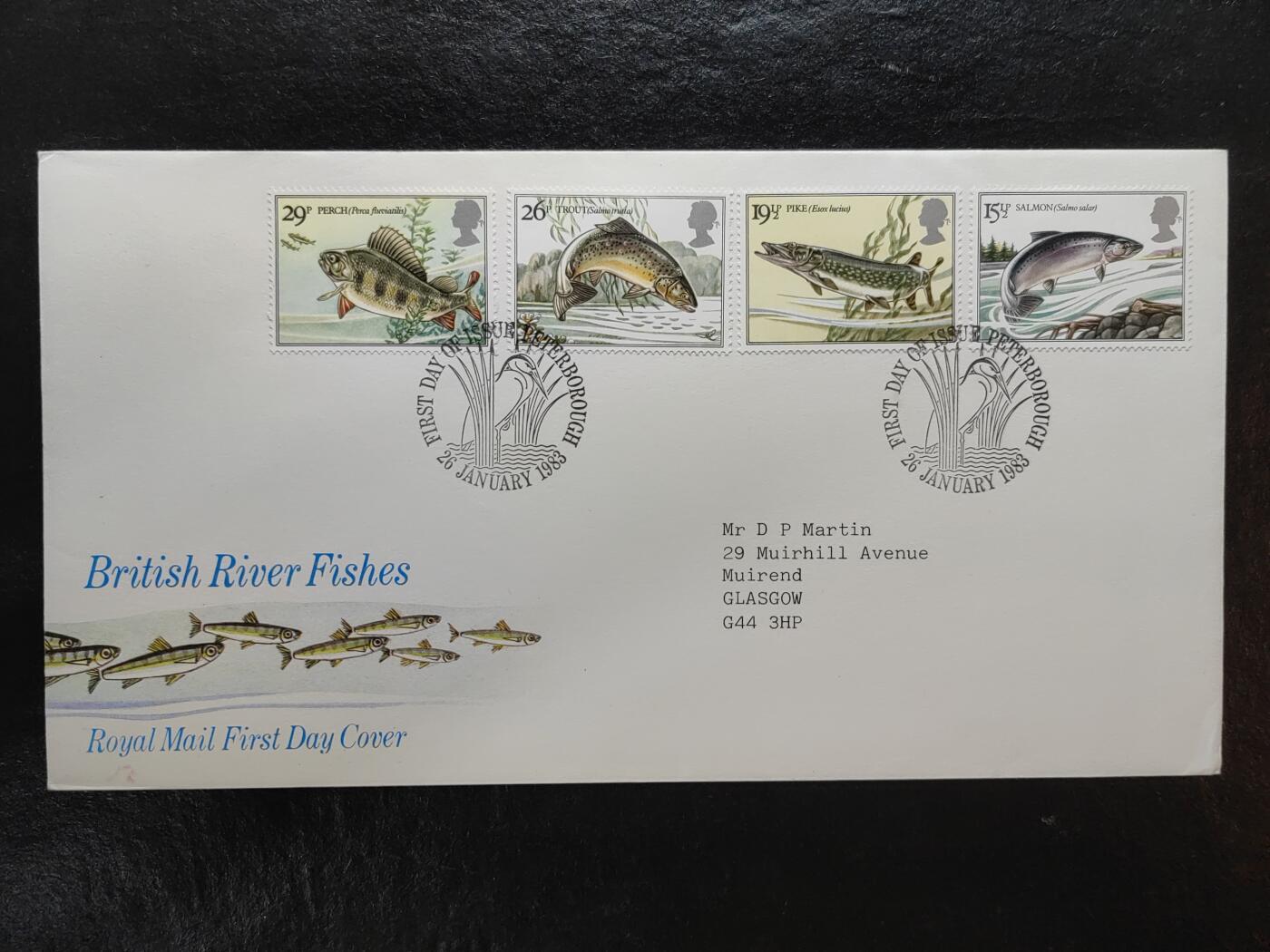 多国邮品💰🌞💰（拍卖）精品🔭专场🌟第68场 英国1983 河流鱼类