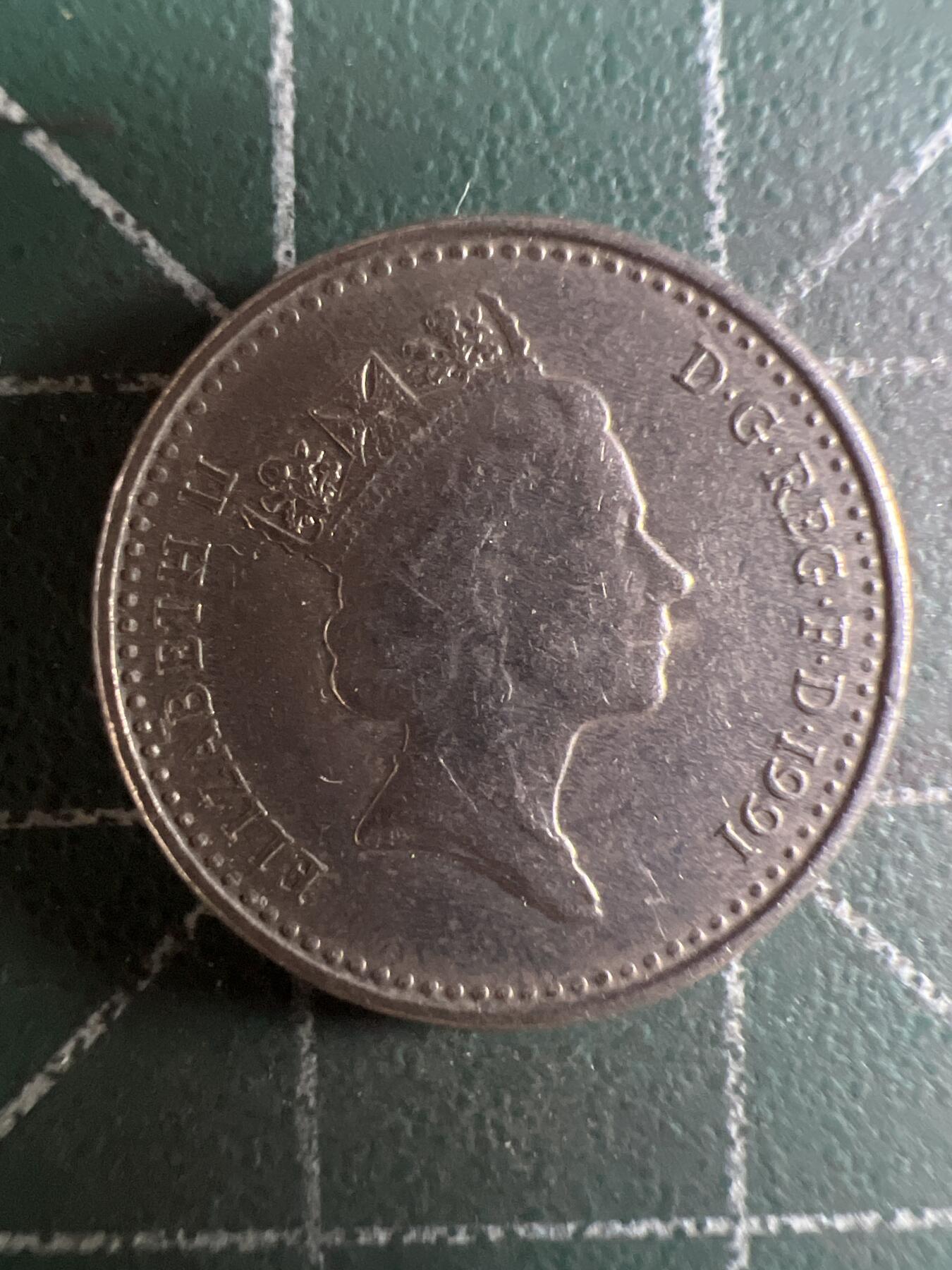 第598期 硬币专场 （无押金，捡漏，全场50包邮，偏远地区除外，接收代拍业务） 英国5便士