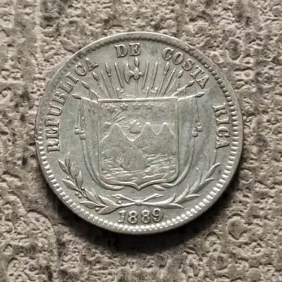 0起1加-纯粹捡漏拍-319散币专场 - 【少见】哥斯达黎加1889年10分银币