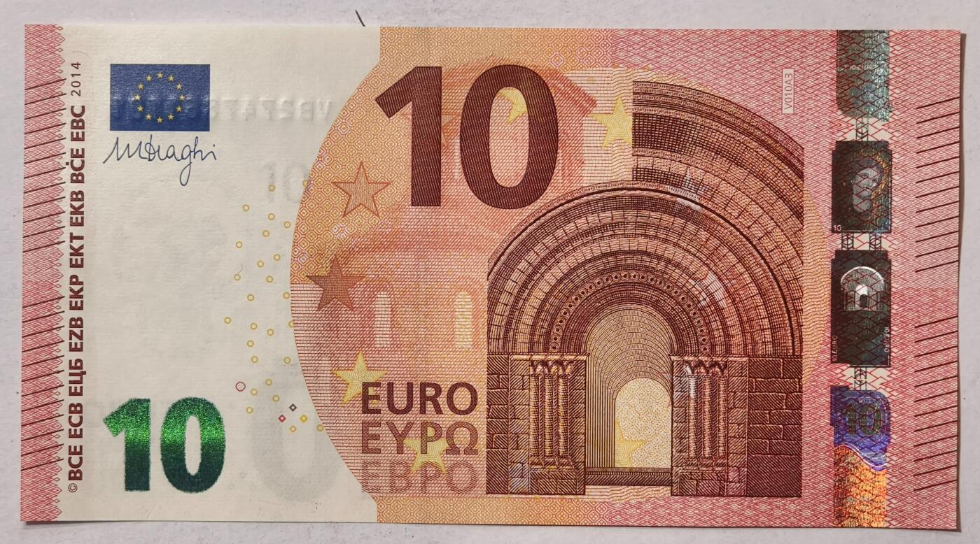 紫瑗钱币——第347期拍卖——纸币场 欧元 西班牙 2014年 圣天使桥 10欧元 UNC