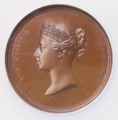 NGC-MS66BN 1837英国女王访问伦敦大铜章 唯一冠军 带原盒 - NGC-MS66BN 1837英国女王访问伦敦大铜章 唯一冠军 带原盒