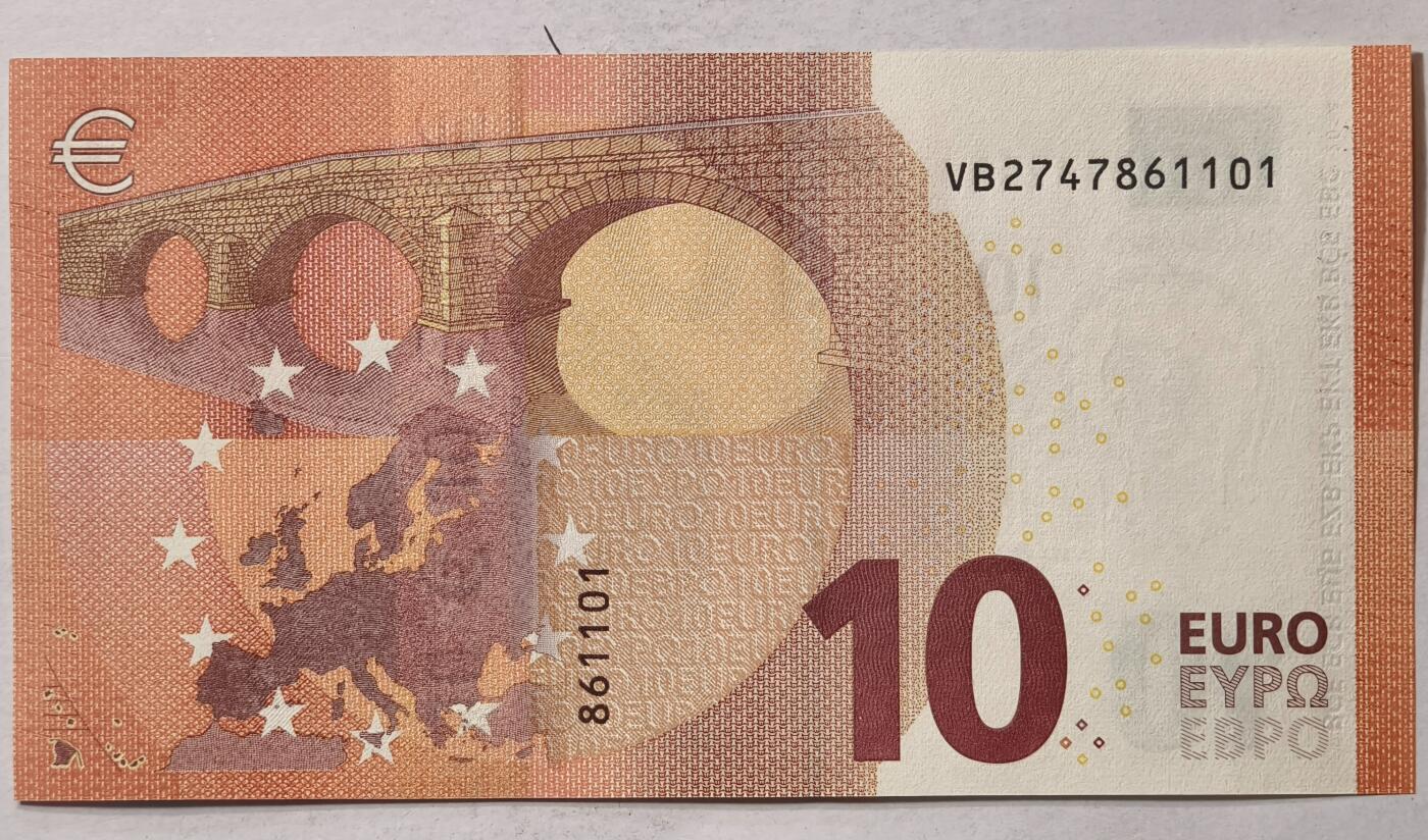 紫瑗钱币——第347期拍卖——纸币场 欧元 西班牙 2014年 圣天使桥 10欧元 UNC