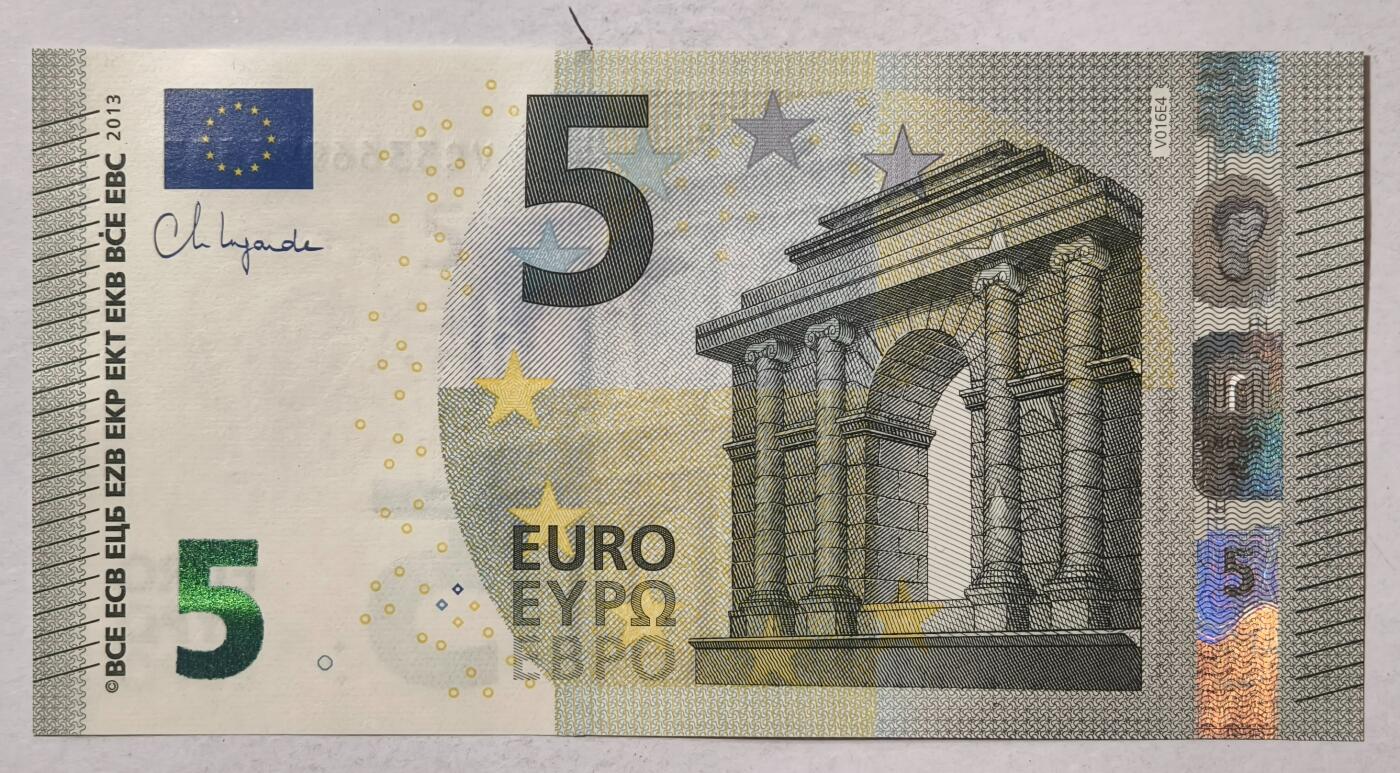 紫瑗钱币——第373期拍卖——纸币场 欧元 西班牙 2013年 加尔桥 5欧元 UNC
