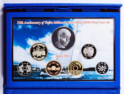 S&S Numismatic世界钱币-拍卖 第113期  - 日本2006年 石原裕次郎 6枚精制套币 含1枚20克彩色银章