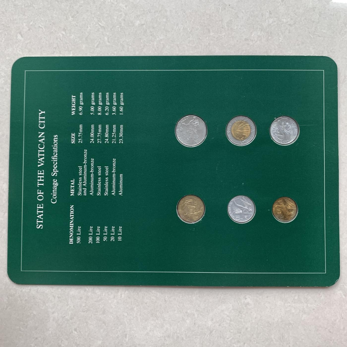 【DeJaVu】新手入门2024龙年首场钱币拍卖 梵蒂冈-世界各国UNC硬币套币富兰克林包装