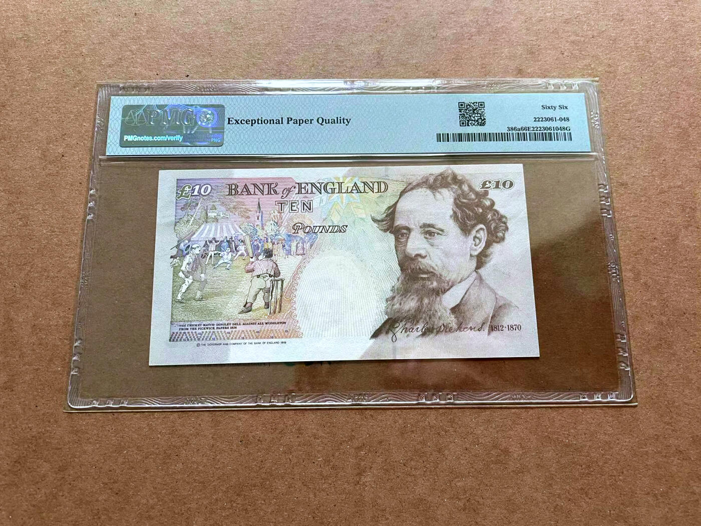 【Blue Auction】✨世界纸币精拍第475期【精】 英国 1993年10镑 PMG66EPQ 