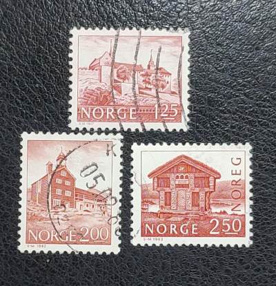 中外邮票封捡漏专场 - 挪威邮票（建筑）