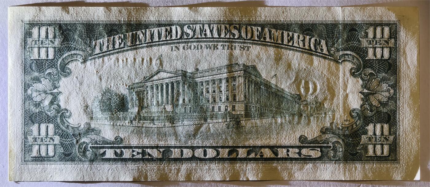 紫瑗钱币——第347期拍卖——纸币场 美国 1990年 G版 无序列 亚历山大.汉密尔顿 10美元 小头版 UNC