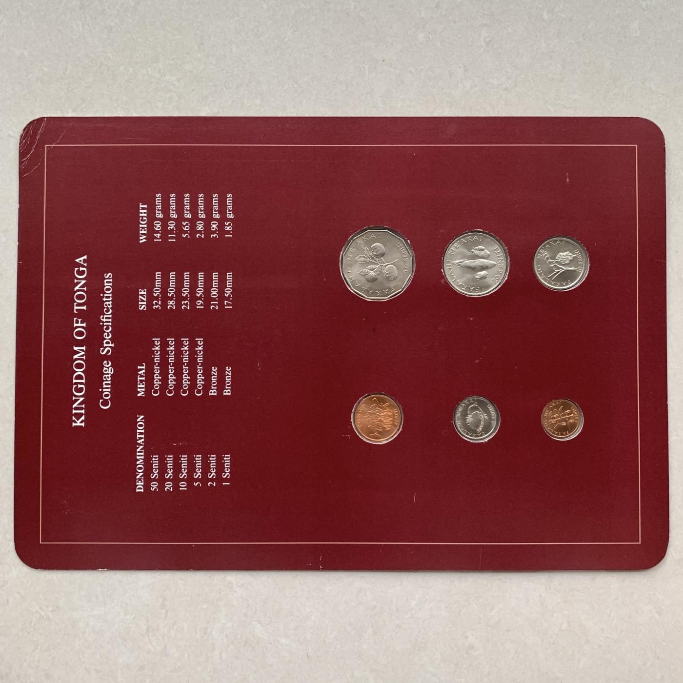 【DeJaVu】新手入门2024龙年首场钱币拍卖 汤加-世界各国UNC硬币套币富兰克林包装