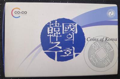 世界钱币章牌书籍专场拍卖第149期 - 韩国封装套币6枚