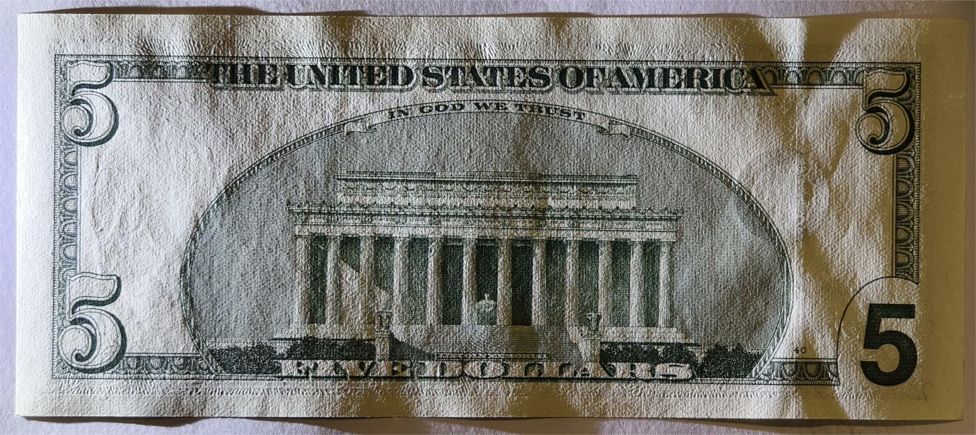 紫瑗钱币——第347期拍卖——纸币场 美国 2003年 B版 A序列 亚伯拉罕.林肯 5美元 大头版 UNC