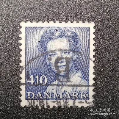 ↓君缘收藏94期☞钱币邮品↓无佣金、可寄存、满10元包邮  - 丹麦邮票，玛格丽特二世女王，雕刻版