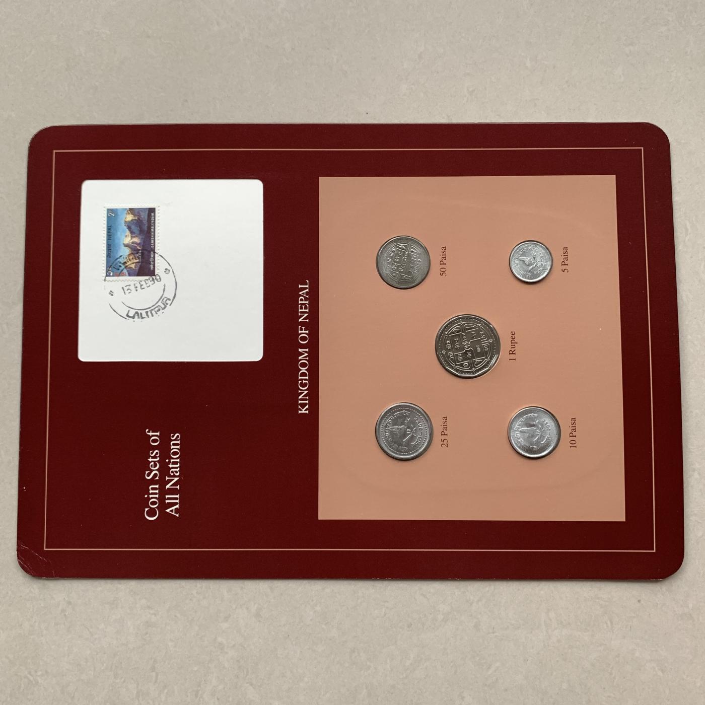 【DeJaVu】新手入门2024龙年首场钱币拍卖 尼泊尔-世界各国UNC硬币套币富兰克林包装