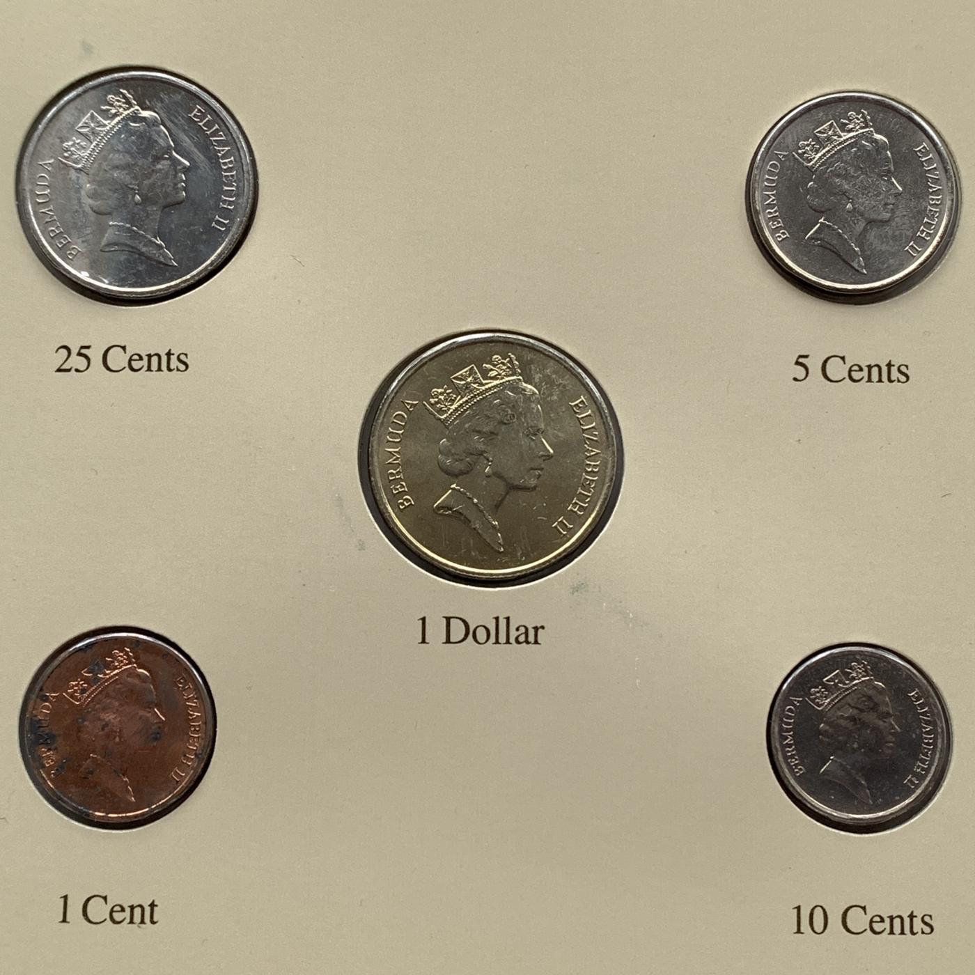 【DeJaVu】新手入门2024龙年首场钱币拍卖 百慕大-世界各国UNC硬币套币富兰克林包装