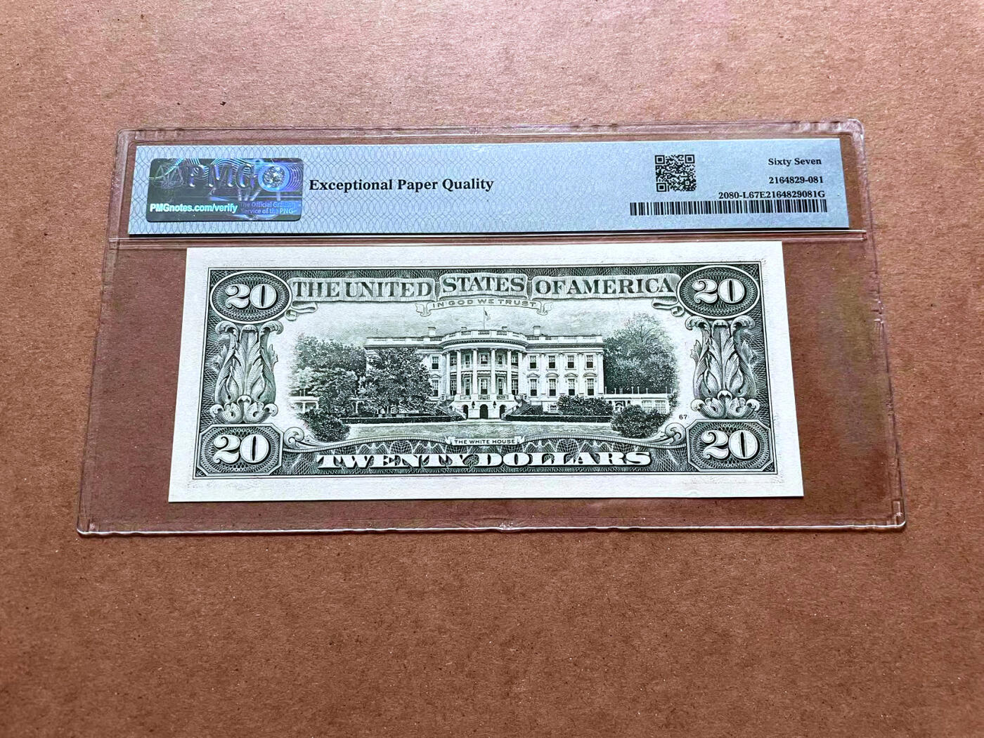 【Blue Auction】✨世界纸币精拍第475期【精】 美国 1993年20美金 PMG67EPQ 高分