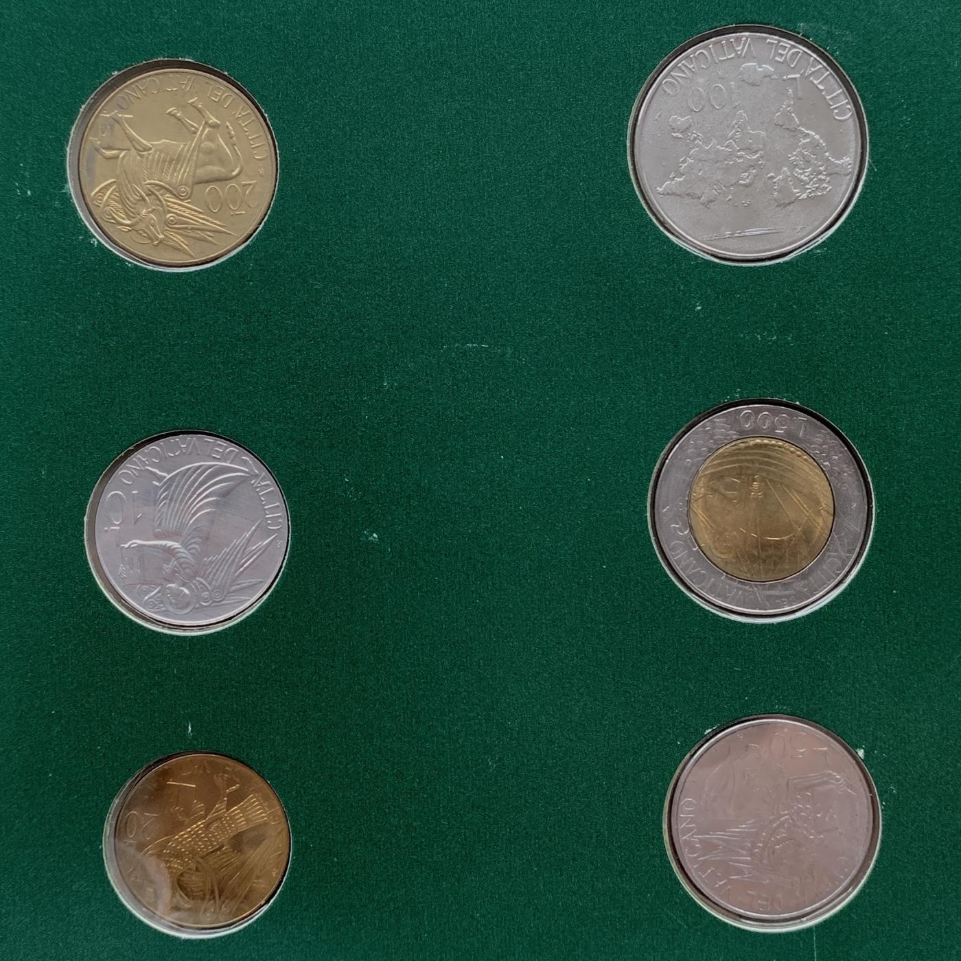 【DeJaVu】新手入门2024龙年首场钱币拍卖 梵蒂冈-世界各国UNC硬币套币富兰克林包装