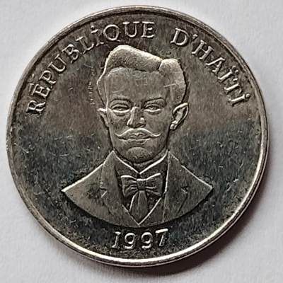 布加迪🐬～世界钱币🌾第 116 期 /  美洲国家币专场 - 海地🇭🇹 1997 年  5分