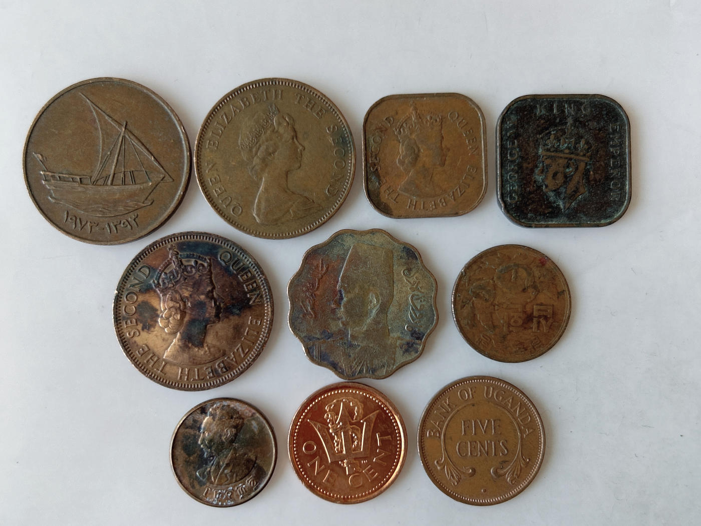 第一海外回流一元起拍收藏 散币专场 第87期 铜币一组 10枚